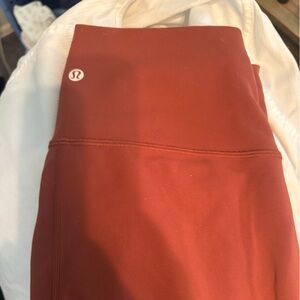 lululemon athletica High-Rise Leggings in Brick Red